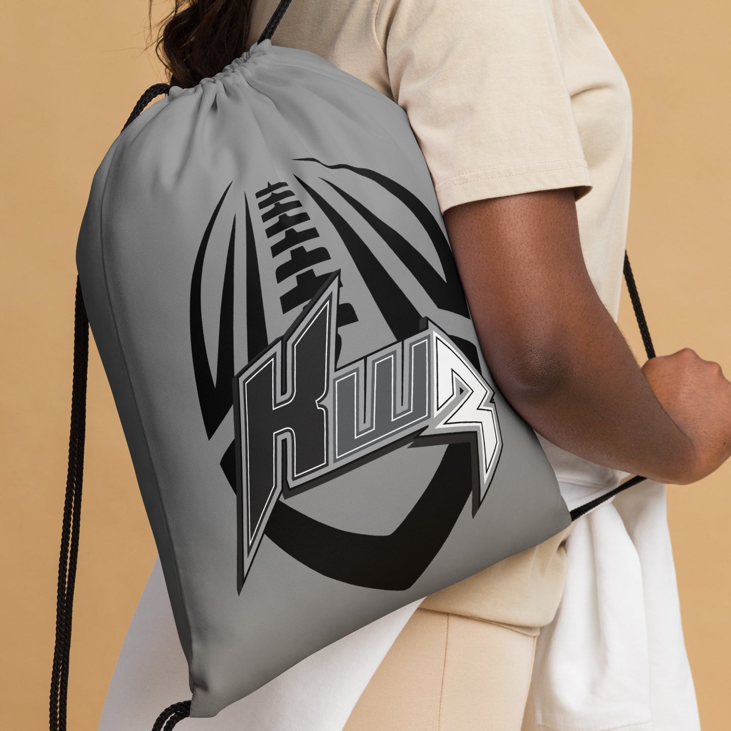 KWR Logo Drawstring Bag