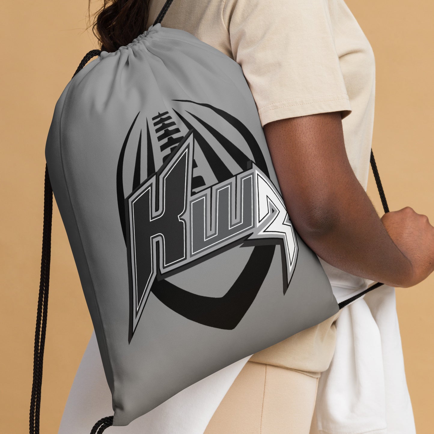 KWR Logo Drawstring Bag