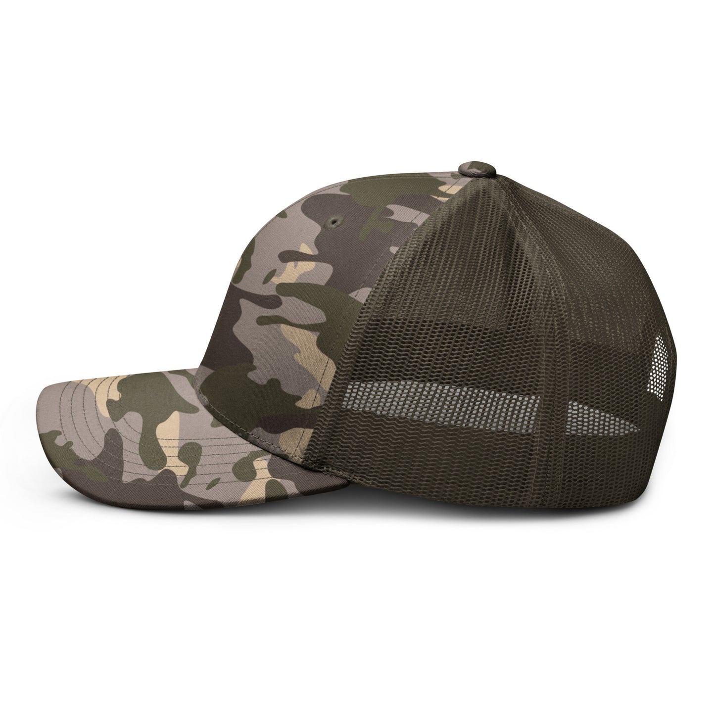 KWR Embroidered Logo Camouflage Trucker Hat