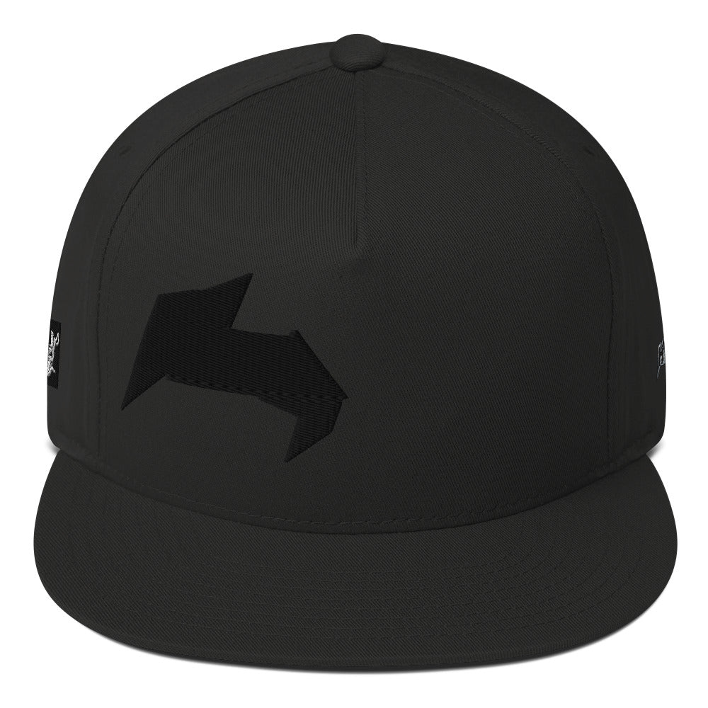 KWR Embroidered Logo Flat Bill Hat