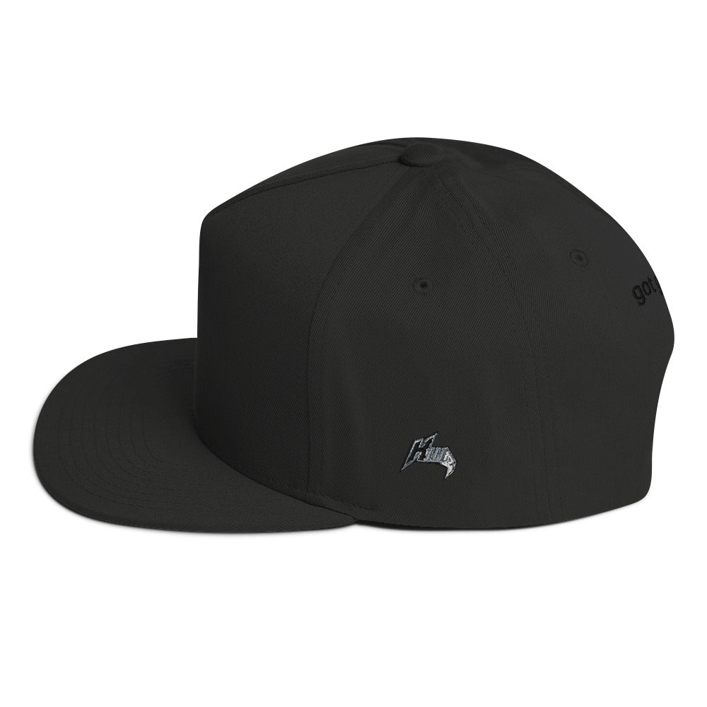 KWR Embroidered Logo Flat Bill Hat