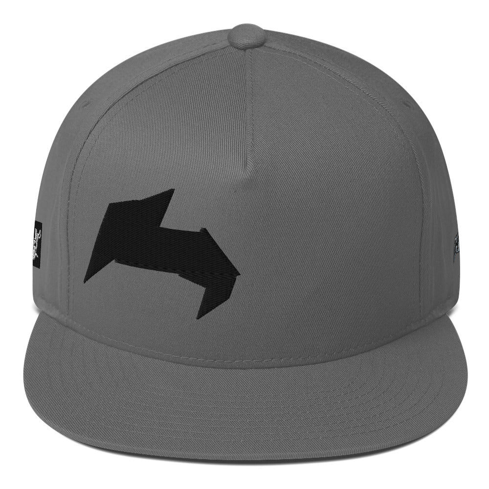 KWR Embroidered Logo Flat Bill Hat