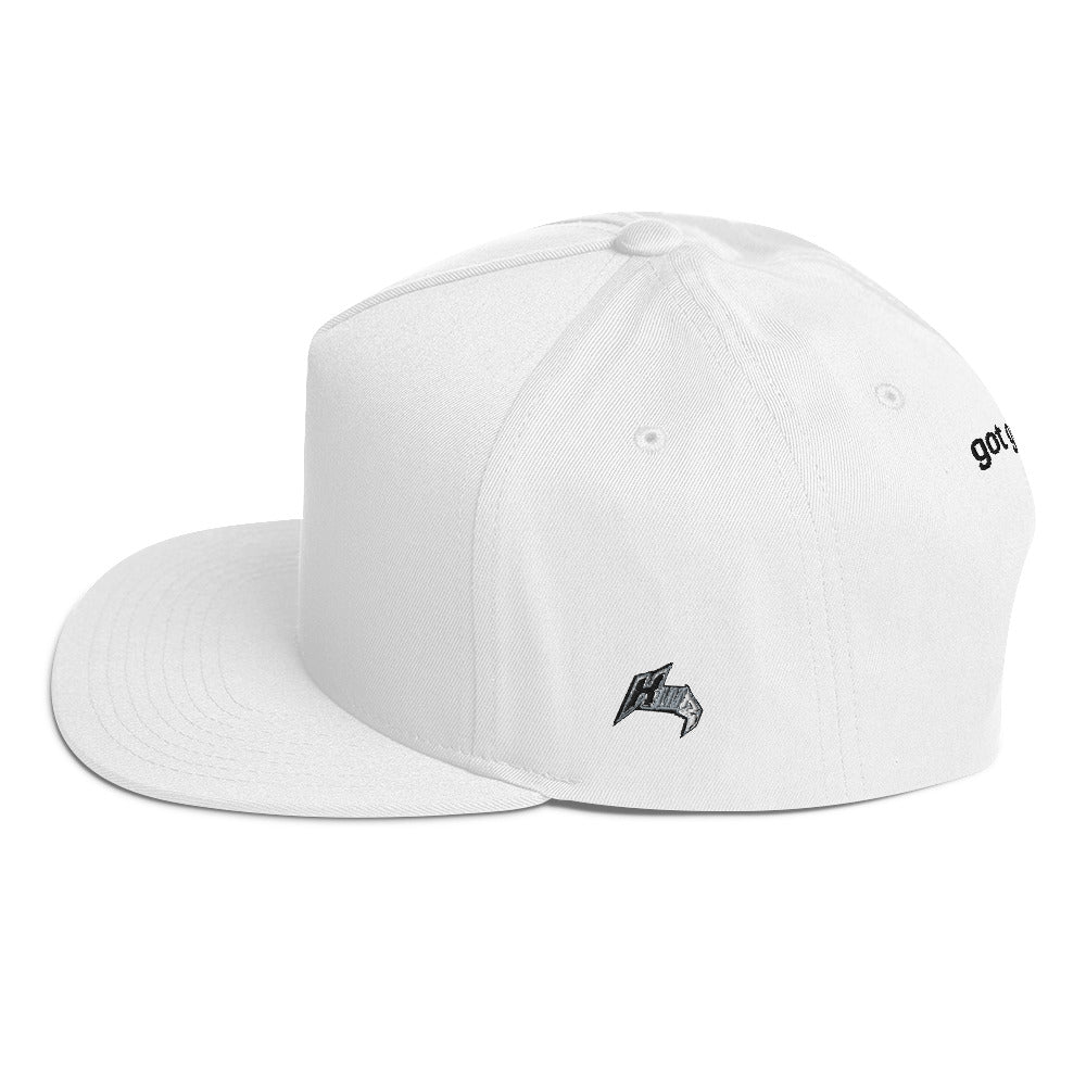 KWR Embroidered Logo Flat Bill Hat